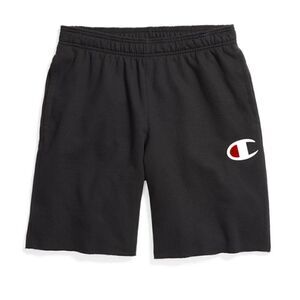 Champion Classic Fleece Shorts Black White New M